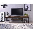 thumbnail image 1 of ACME Bob TV Stand in Weathered Oak & Black, 1 of 2
