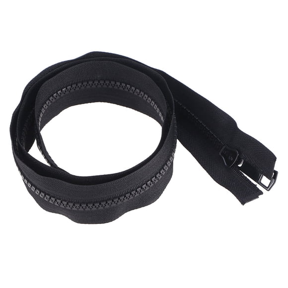 80cm Black Double-open Zipper Practical Down Zipper Clothes Bags Garment Tailor Sewing Tool for Sewing Crafts