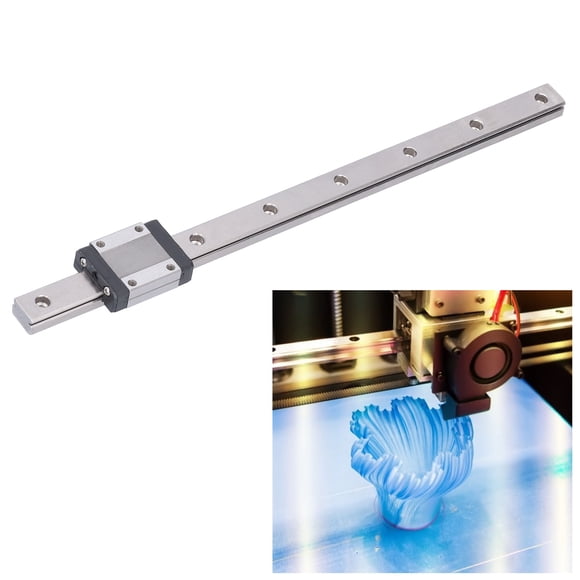 LHCER Linear Slider,MGN15C Linear Rail Guide Bearing Steel Linear Sliding Rail for 3D Printers CNC Machine,Linear Motion Products