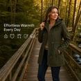 thumbnail image 5 of Reebok Women's Long Softshell Rain Jacket, Sizes XS-XXL, 5 of 5