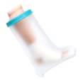 thumbnail image 4 of Housse de Plâtre pour Jambe Courte, Housse de Plâtre Imperméable pour Pied et Jambe, 4 of 6