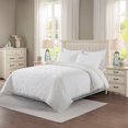 thumbnail image 1 of JML Velvet Quilt Set King Size 3 Pieces, Soft Velvet Diamond Pattern Bedspread Coverlet Quilted Bedding Set, with 2 Pillow Shams,White, 1 of 7