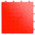 thumbnail image 2 of Big Floors Carrelage de Plancher de Garage Modulaire à Emboîtement en Copolymère Durable RaceDeck CircleTrac (Lot de 24), Rouge, 2 of 4