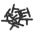 thumbnail image 1 of Unique Bargains 10pcs T Shaped Plastic 3 Way Windshield Washer Hose Connector Tube Pipe Fitting Splitter Adapter for Car Auto, 1 of 6