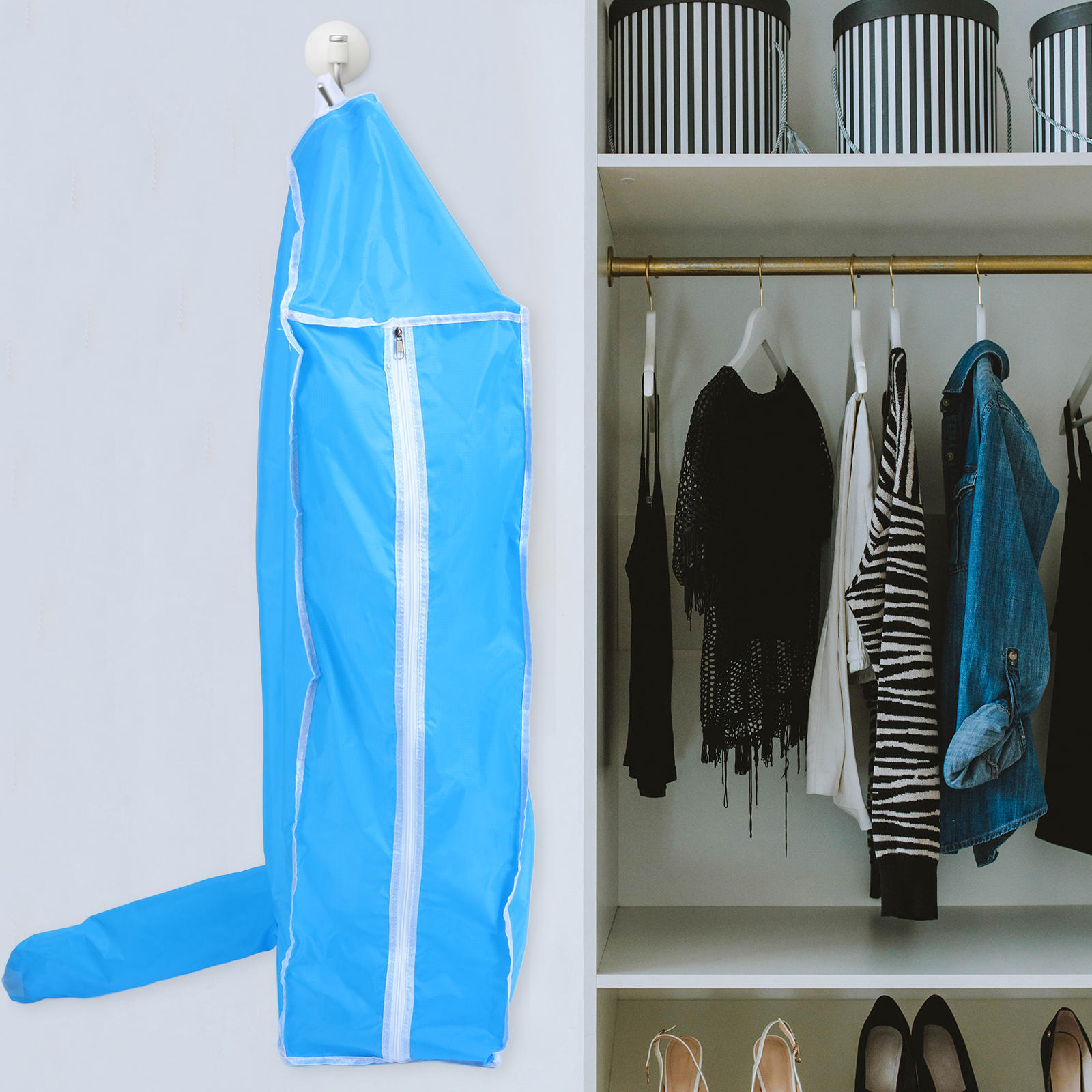 LITINKIMI Portable Clothing Dryer Bag with Breathable Oxford Cloth for Quick Travel Garment Drying