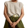 thumbnail image 1 of Pull-over Couleur Unie pour Femmes Col Rond Manches Longues, 1 of 7