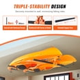 thumbnail image 4 of VEVOR Kayak Ceiling Storage Rack, Ceiling Storage Rack for 2 Kayak Canoe SUP, Adjustable Height Overhead Kayak Holder Hanger with Padded Arms, 250 LBS Max Load,, 4 of 9