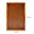 thumbnail image 2 of Greensen Rectangle Wooden Tea Tray Serving Table Plate Snacks Food Storage Dish for Hotel Home , Tea Serving Plate , Tea Tray, 2 of 8