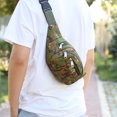 thumbnail image 4 of TopLLC Sac à Bandoulière pour Hommes Femmes Sac à Dos Sac de Poitrine Sac de Jour Camouflage Sac de Rangement Sport Extérieur Sac de Poitrine à la Mode pour Randonnée Camping Chest Backpack, 4 of 6