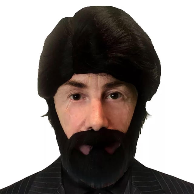 Sniper Ensemble Barbe et Perruque pour Adulte