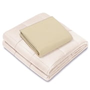 NEX Microfiber Weighted Blanket with Removable Duvet Cover