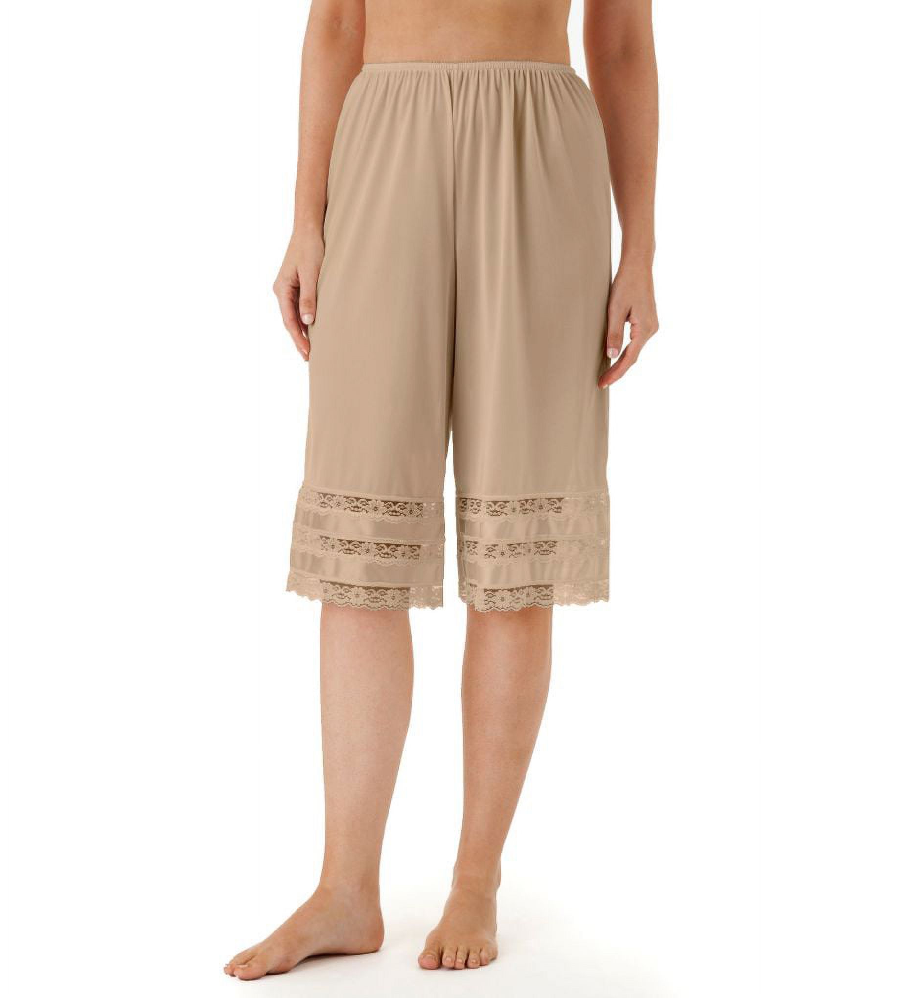 Women's Shadowline 2402 Snip-it 26 Inch Culotte Slip (Nude 1X)