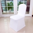 thumbnail image 3 of Birdeem Banquet Hotel Chair Cover Home Elastic Chair Cover Bleached White Multi Pc, 3 of 12