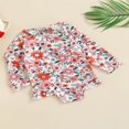 thumbnail image 4 of Maillot de Bain Fille 1-6 Ans Manches Longues Col à Volants Tenue de Plage pour Enfants, 4 of 9