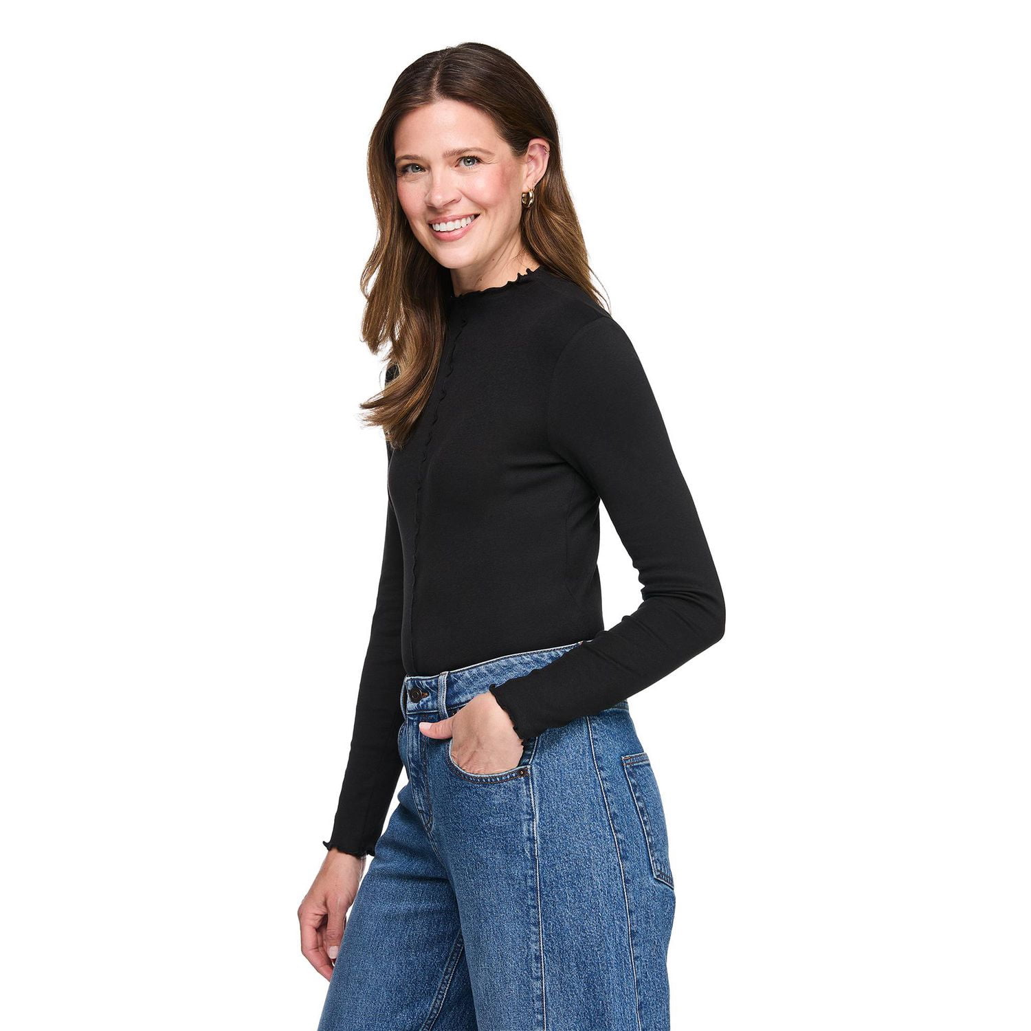 George Women's Funnel-Neck Top