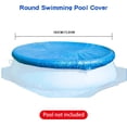 thumbnail image 2 of ziyahi 12 Ft Pool Cover Round Swimming Pool Cover For Dust Round Pool Cover Dust Protector 183cm, 2 of 6