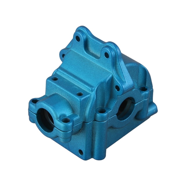 Xingzhi 1pieces 1/14 Gear Box RC Upgrade Part Aluminum Alloy Wear And Crash Resistant Rc Gear Box For Wltoys 144001 RC Car Part Blue