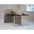 thumbnail image 4 of Scranton & Co Furniture Wood Computer Desk for Two in Cherry, 4 of 17