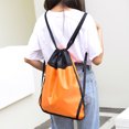 thumbnail image 1 of Meitianfacai Basketball Bag Backpack Large Capacity Fitness Swimming Bag Drawstring Football Drawstring Shoulder Sports Backpack Freed Travel Multifunctional Carrying, Orange, 1 of 6