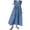 Sky Blue, variant on Women's Denim Maxi Dress, Loose Fit Sleeveless V-Neck Casual Summer Dress, Ankle-Length Flowy Dress