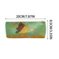 thumbnail image 1 of Agiferg Trousse à Crayons Multifonctionnelle à Fermeture Éclair Portable en Toile Grande Capacité Trousse à Crayons Dessin Animé Bear Rabbit, 1 of 2