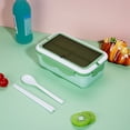 thumbnail image 1 of Sentmoon Divided Lunch Box, Microwave Heated Plastic Lunch Box, Microwave Oven Student Meal Box Office Worker Portable Tableware Meal Box Todays Deals Clearance Sales, 1 of 3