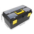 thumbnail image 1 of Case G-559-3 Large Medium Plastic Toolbox Lockable Removable Storage Box Tool Case, 1 of 8