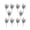 Noir, variante sur Plantes Suspendues Artificielles Extérieur et Intérieur 10 Pcs Verdure en Plastique pour Jardins Vérandas Terrasses Fermes Mariages Déco