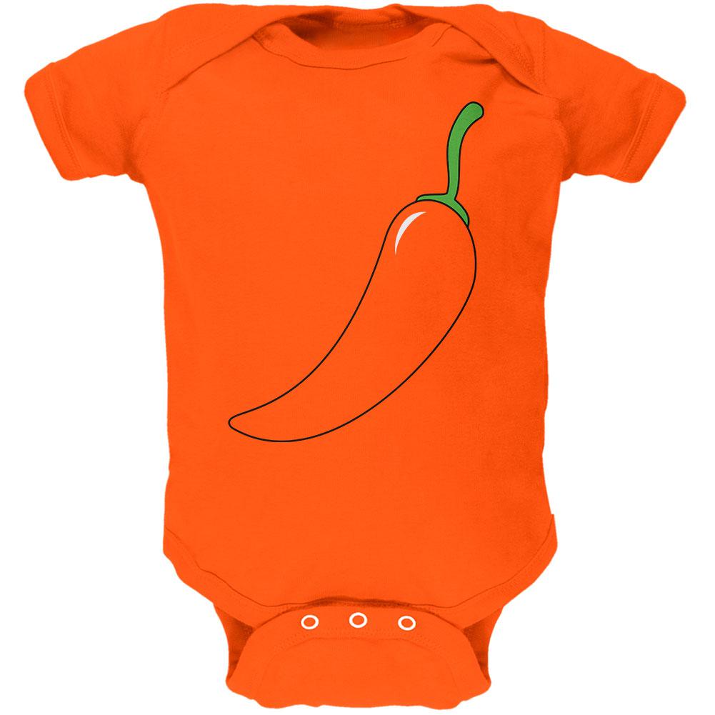 Déguisement de Piment Chili d'Halloween de Cinco de Mayo une-Pièce Douce pour Bébé