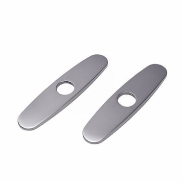 Clearance! beishanbush Faucets Accessories 10 Inch Hole Cover Stainless Plate Escutcheon for 1 Or 3 Hole Bathroom Or Kitchen Faucet Mixer Tap Faucet Cover Cap One Size Gray