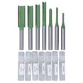 thumbnail image 2 of Bit de Routeur, Haute Précision Durable Large Application 7Pcs Droite Bit Routeur Ensemble C45 Tige en Acier pour Bois Franc, 2 of 7