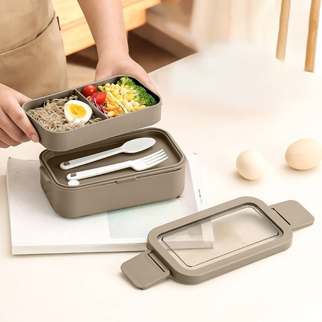 Insulated Sealed Portable Lunch Box For Office Home Workers, Microwave Safe Food Grade, Stainless Steel Design, Commuter Travel, Easy Cleanup, Food Storage Containers Set