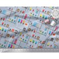 thumbnail image 3 of Soimoi Poly Georgette Fabric Paper Boat Art & Craft Decor Fabric Printed Yard 52 Inch Wide, 3 of 3