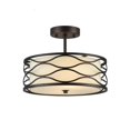 thumbnail image 1 of Chloe Lighting CH20028RB13-SF2 13 in. Wide Gwen Transitional 2 Light Rubbed Bronze Semi Flush Ceiling Fixture, 1 of 1