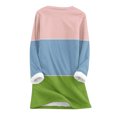 thumbnail image 4 of Hauts pour Femmes à Manches 3/4, Grand Haut Raglan Ample pour Femmes, sous-Couche Chaude en Laine d'Agneau Épaissie et en Velours, Chandail en Molleton Col Rond d'Halloween en Liquidation, 4 of 4