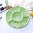 thumbnail image 1 of Plastic Divided Fruit Tray, Multi Layer Detachable Snack Storage Box for Coffee Table Home Picnic Travel, 29x29x3 cm, 1 Piece, 1 of 1