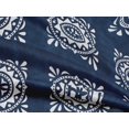 thumbnail image 5 of oneOone Rayon Medium Blue Fabric Block Sewing Craft Projects Fabric Prints By Yard 56 Inch Wide, 5 of 5