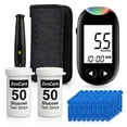 thumbnail image 1 of 100 Strips & Lancets | Blood Glucose Monitor Kit | Health Canada Licensed | Large Numbers | Battery Included, 1 of 6