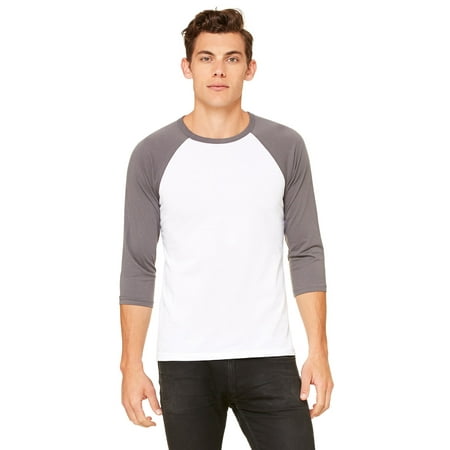 Bella + Canvas Unisex 3/4-Sleeve Baseball T-Shirt