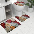 thumbnail image 1 of Chmadoxn Bathroom Rugs, Rugs for Living Room, Area Rug, Bath Mat Toilet Floor Mat U-shape Foot Mat Bathroom Bathroom Mat Printing Modern Mat Toilet Door Mat Three Sets carpeting carpeting, 1 of 8