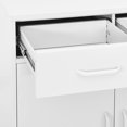 thumbnail image 5 of vidaXL Armoire de Rangement Blanche 80x35x101,5 cm Acier, 5 of 5