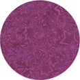 thumbnail image 1 of Ahgly Tapis Rond Lavable en Machine Intérieur Transitionnel Rose Néon, 6 Pieds Rond, 1 of 7