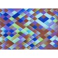 thumbnail image 1 of Ahgly Company Machine Washable Indoor Rectangle Transitional Blue Hosta Blue Area Rugs, 8' x 10', 1 of 7