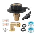 thumbnail image 3 of jinwen RV City Water Fill Inlet Adapter RV Water Hose Connector for Motorhomes Black, 3 of 9