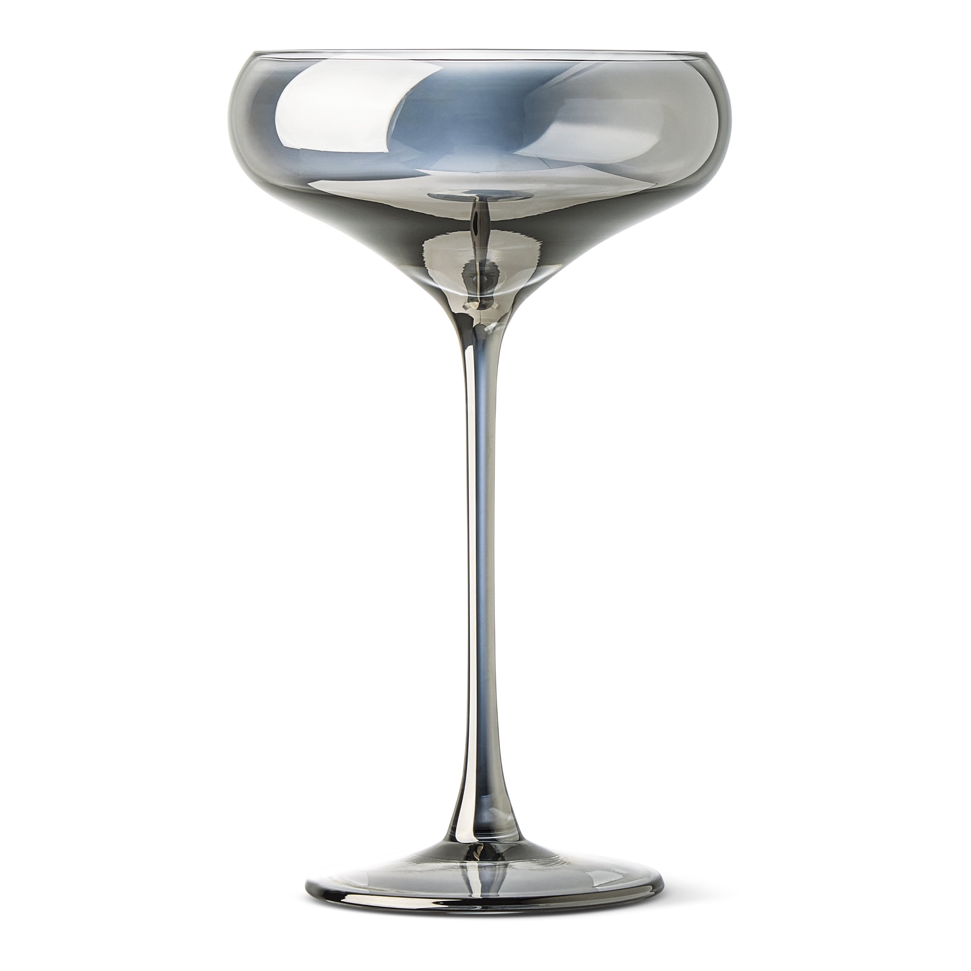 Verres à cocktail Thyme & Table 30 cl, sphère fumée irisée, ensemble de 2