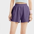 thumbnail image 2 of Plebaso Womens 2 in 1 Running Shorts High Waisted Athletic Shorts Lightweight Workout Shorts with Pockets, 2 of 7