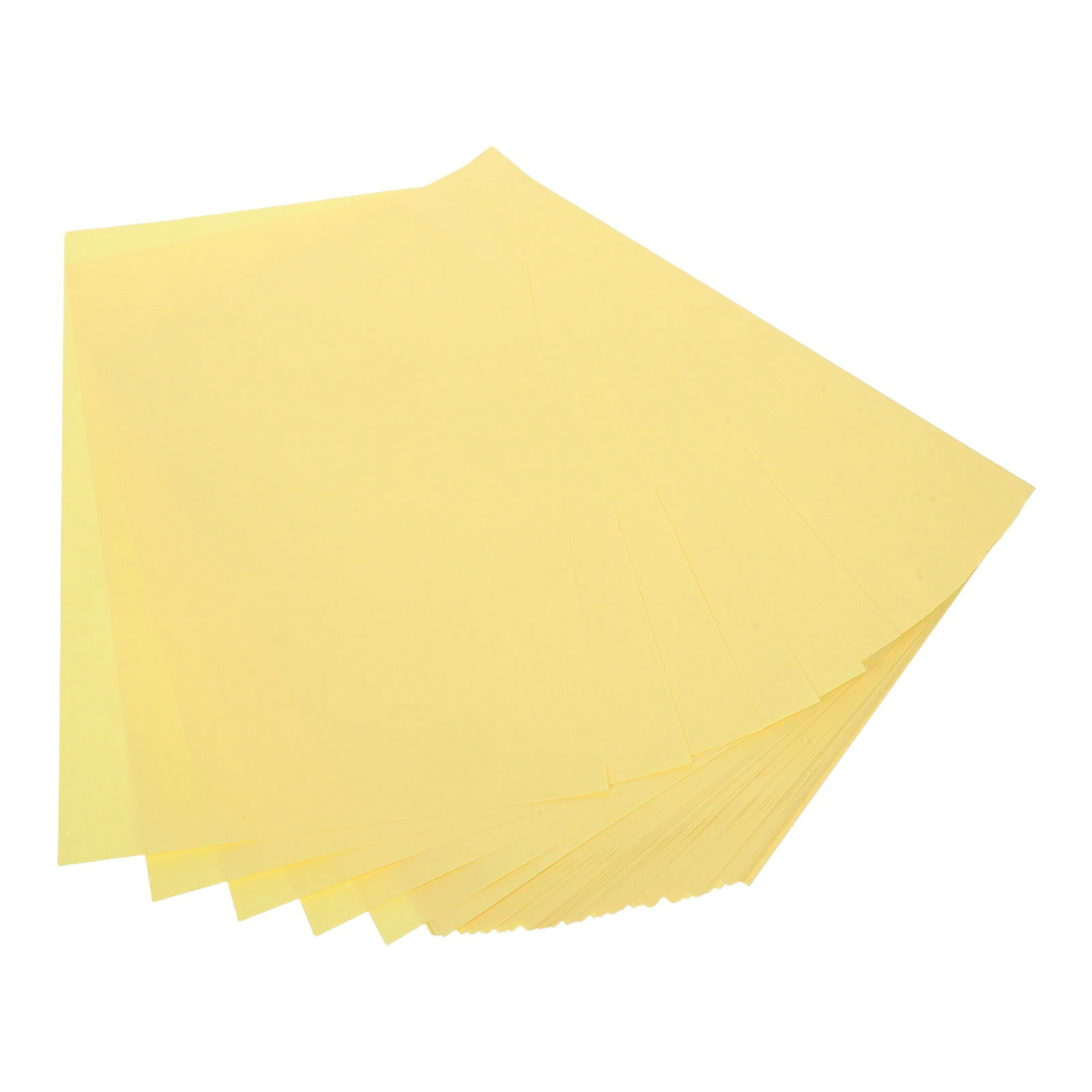 HONMEET 200Pcs Light Yellow Copy Paper for Office Use Soft Color Design Smooth Writing and Vivid Printing