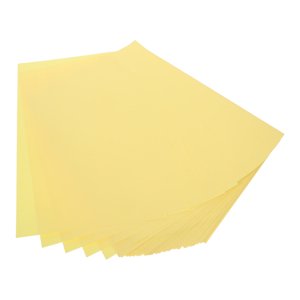 HONMEET 200Pcs Papier de copie jaune clair pour l'utilisation de bureau Soft Color Design Lisse et l'impression vive