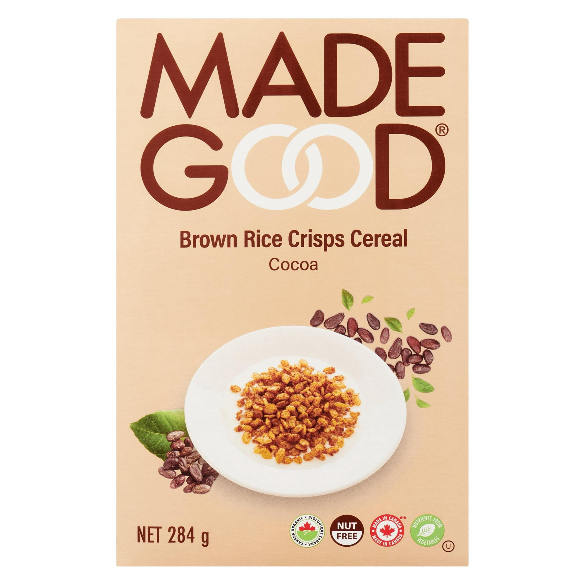 Made Good Céréales croustillantes de riz brun aux cacao