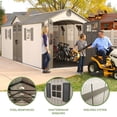 thumbnail image 3 of Lifetime Outdoor Storage Shed, 20 ft x 8 ft With Dual Side Entry, 3 of 8